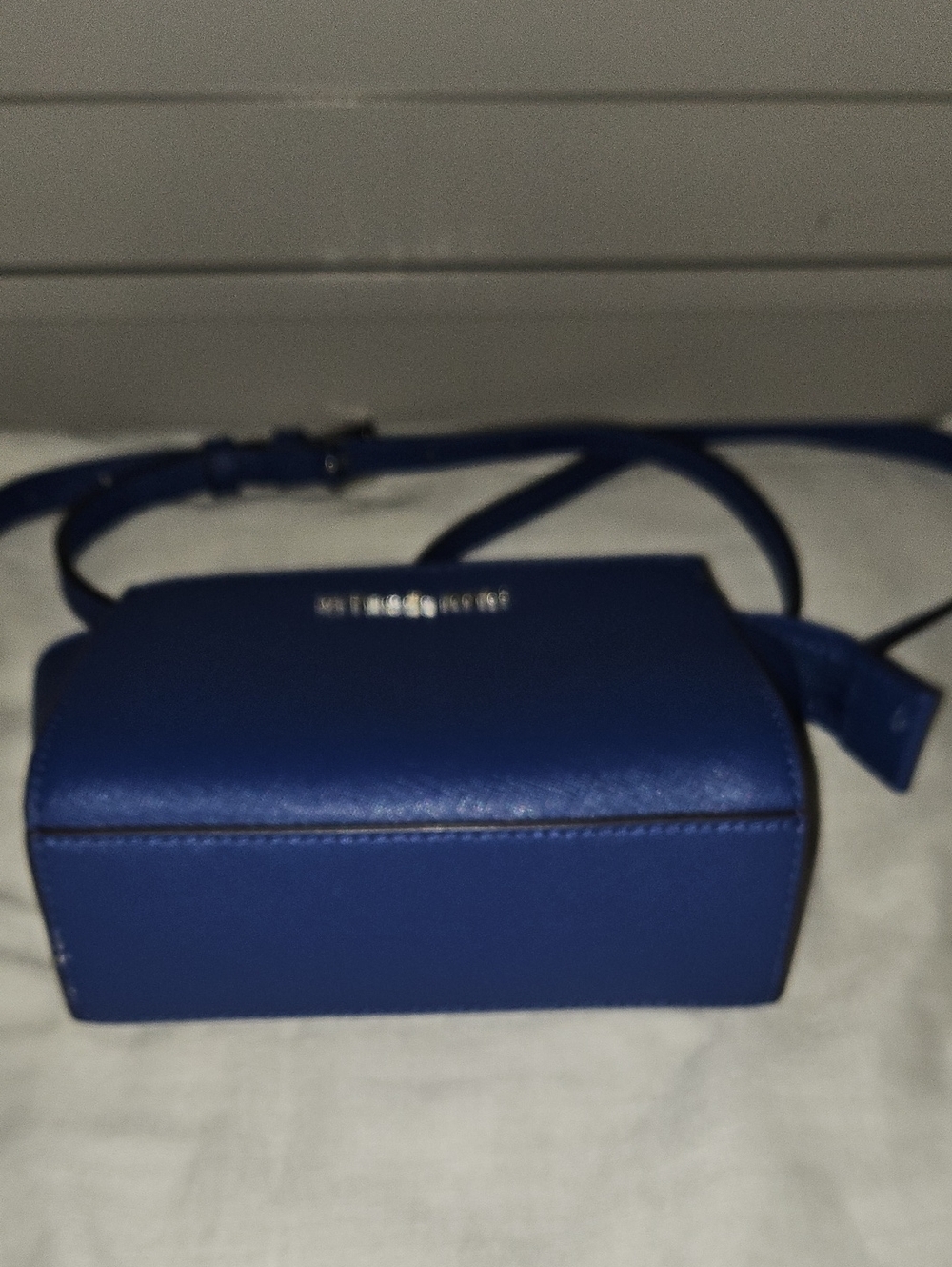 MICHAEL KORS Royal Blue Saffiano Crossbody Mini Bag - Picture 3 of 14